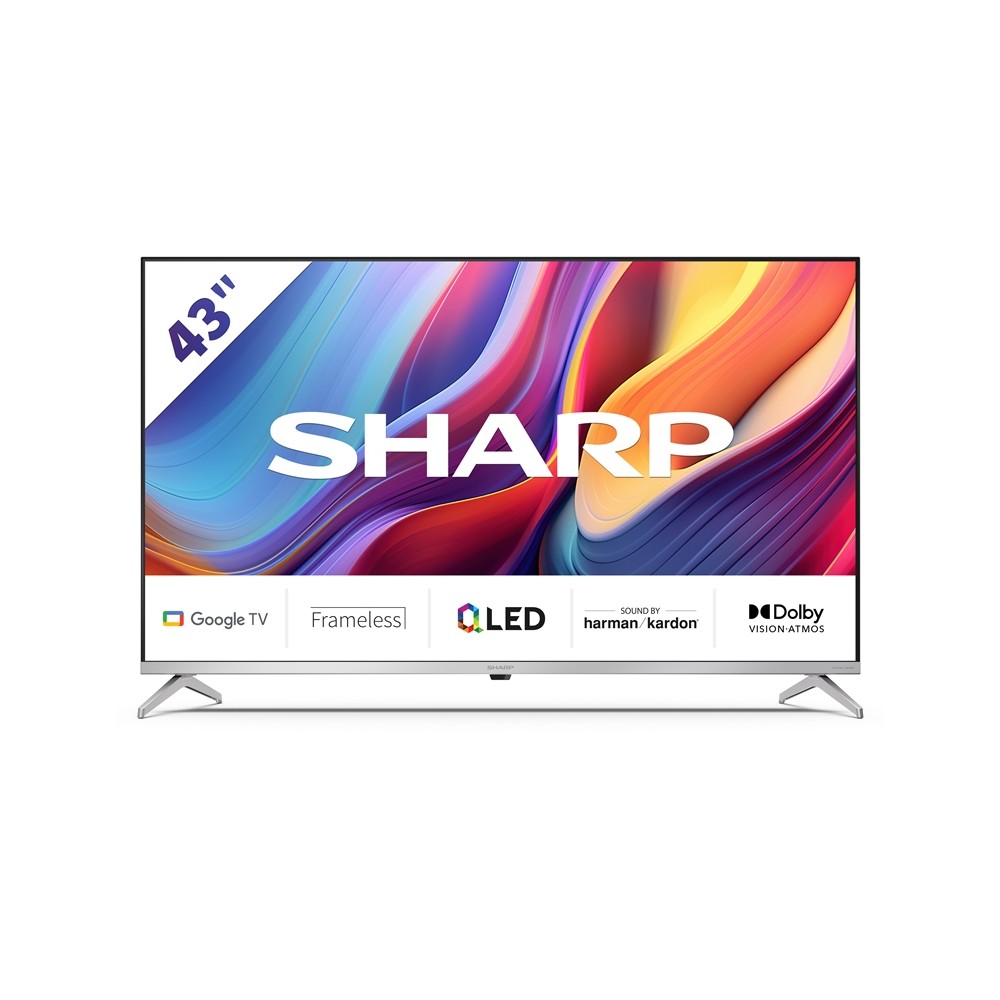 TV QLED 43" 43GP6265E ULTRA HD 4K SMART TV WIFI DVB-T2 GOOGLE TV