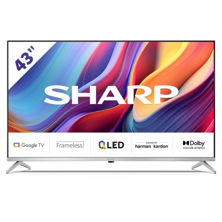 TV QLED 43" 43GP6265E ULTRA HD 4K SMART TV WIFI DVB-T2 GOOGLE TV