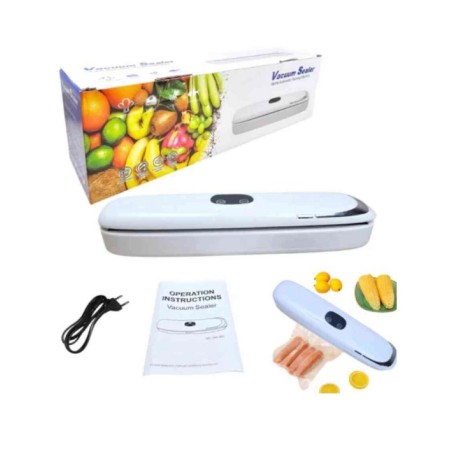 MACCHINA PER SOTTOVUOTO VACUUM SEALER MK-801 COMPATTO WHITE BIANCO