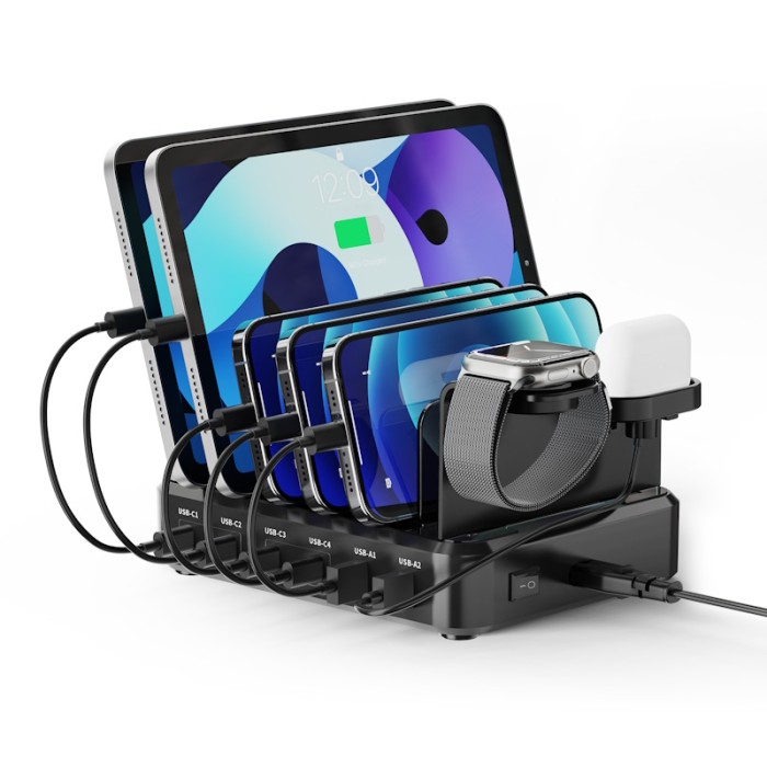 DOCKING STATION MULTIPORTA UNIVERSALE USB-A/C CON 6 PORTE (EW1335)