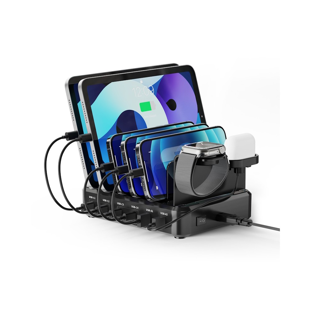 DOCKING STATION MULTIPORTA UNIVERSALE USB-A/C CON 6 PORTE (EW1335)