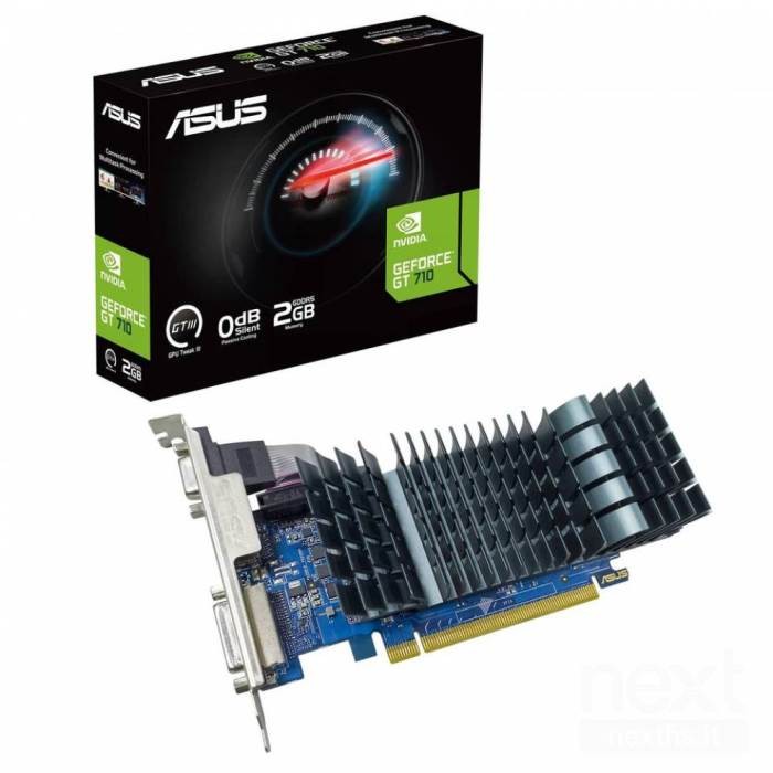 SCHEDA VIDEO GEFORCE GT710 2 GB DDR5 EVO PCI-E GT710-SL-2GD5-BRK-EVO (90YV0ALA-M0NA00)