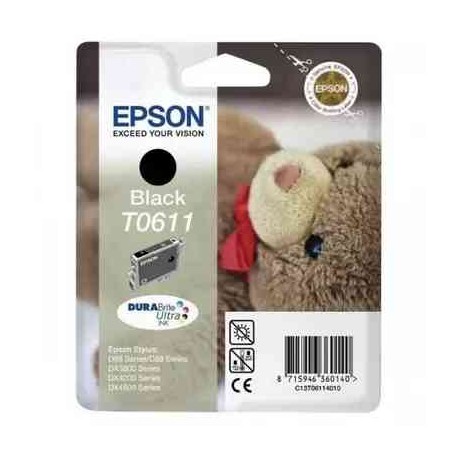 CARTUCCIA ORIGINALE N.T0611 (C13T06114010) NERO