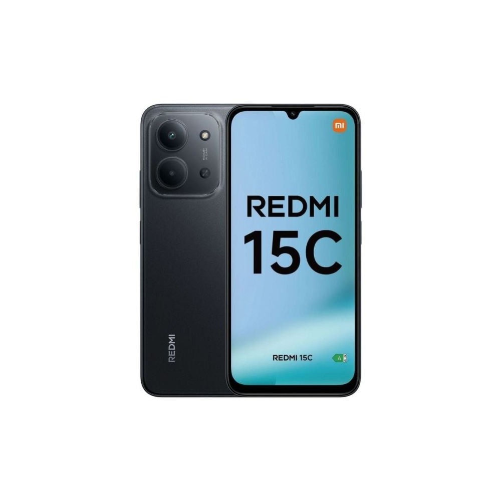 SMARTPHONE REDMI 15C 4+256GB MIDNIGHT BLACK NERO 4G DUAL SIM