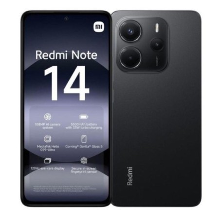 SMARTPHONE REDMI 14 - 6+128GB MIDNIGHT BLACK NERO 4G DUAL SIM