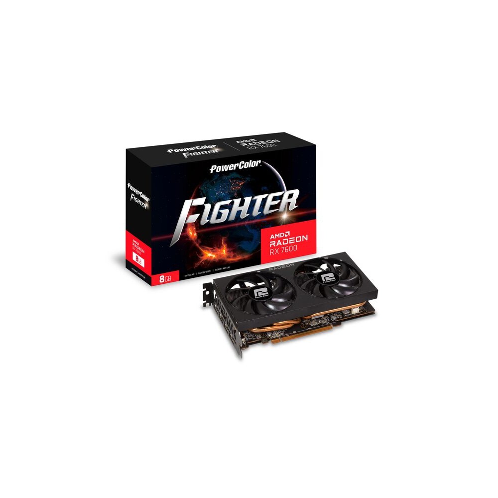 SCHEDA VIDEO RADEON RX7600 FIGHTER 2.0 8GB (RX7600 8G-F/V2)