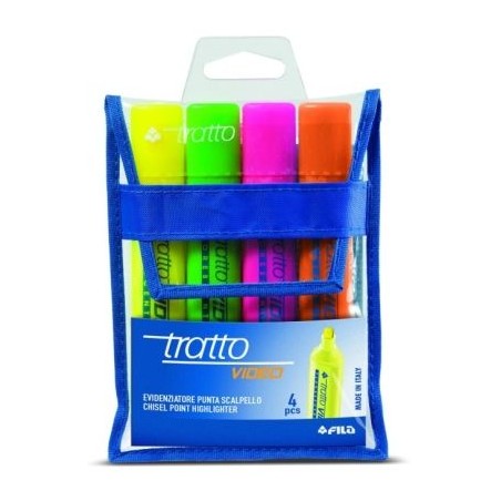 EVIDENZIATORE MULTICOLORE (4 PEZZI)