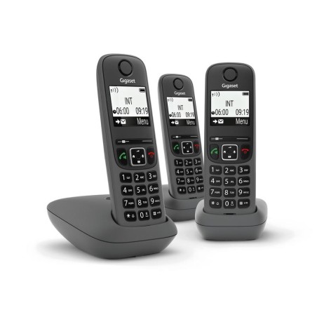 TELEFONO CORDLESS GIGASET AS490 TRIO NERO (L36852-H2810-K143)