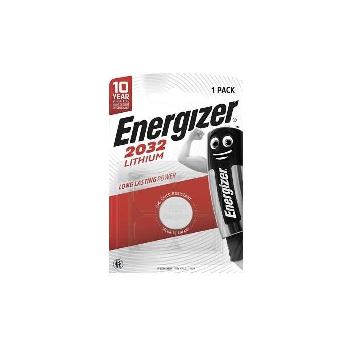 BATTERIE CR2032 3V LITIO 1PZ (2032 LITHIUM)