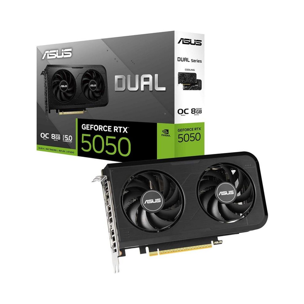 SCHEDA VIDEO GEFORCE RTX 5050 DUAL OC 8 GB (90YV0N72-M0NA00)