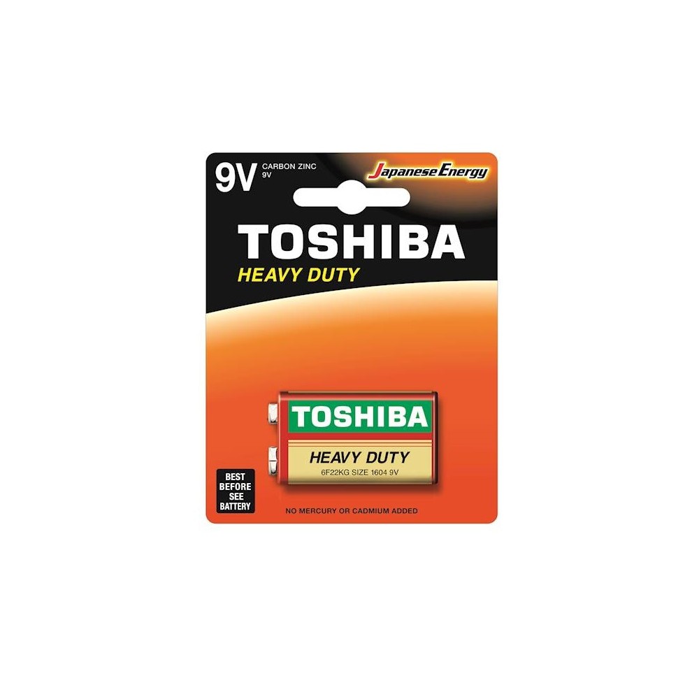 BATTERIA HEAVY DUTY ZINCO-CARBONIO 9V 1PZ