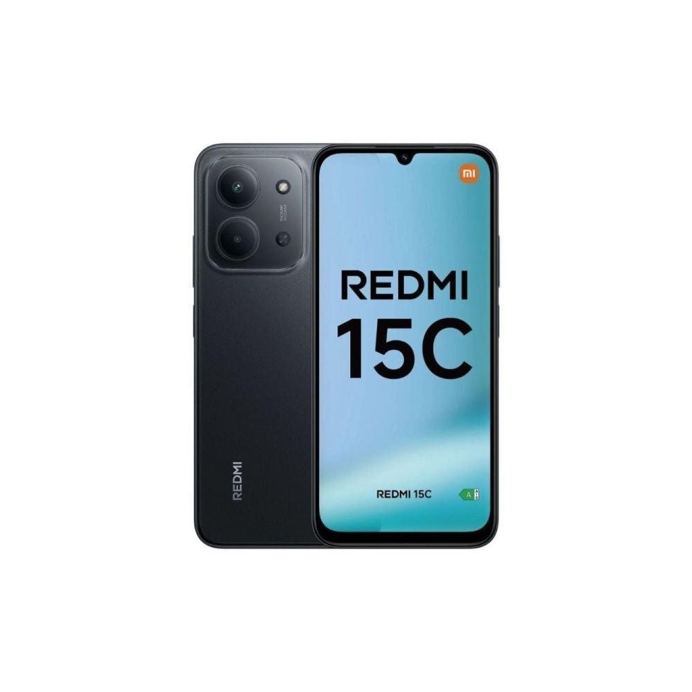 SMARTPHONE REDMI 15C 4+128GB MIDNIGHT BLACK NERO 4G DUAL SIM
