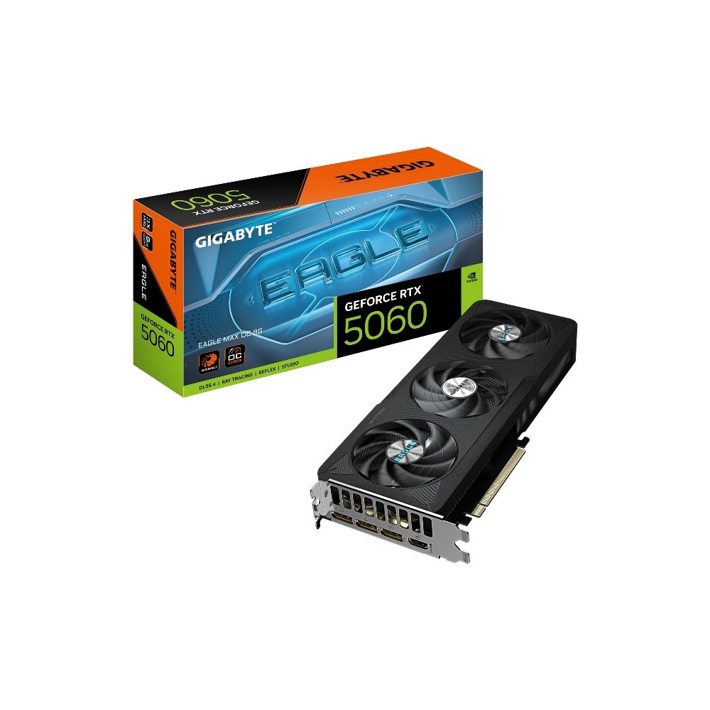 SCHEDA VIDEO GEFORCE RTX 5060 8 GB EAGLE MAX OC 8G GDDR7 (GV-N5060EAGLEMAX OC-8GD)