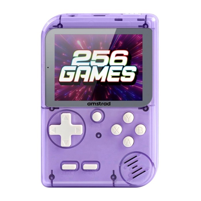 CONSOLE DI GIOCO PORTATILE VIOLA (GC 256P)
