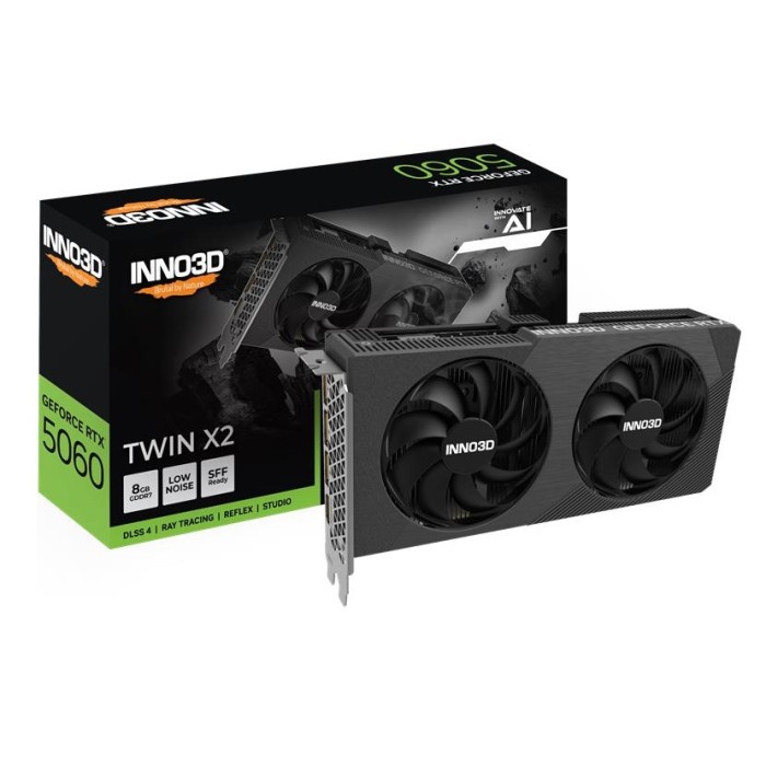 SCHEDA VIDEO GEFORCE RTX 5060 8 GB TWIN X2 GDDR7 (N50602-08D7-195071N)