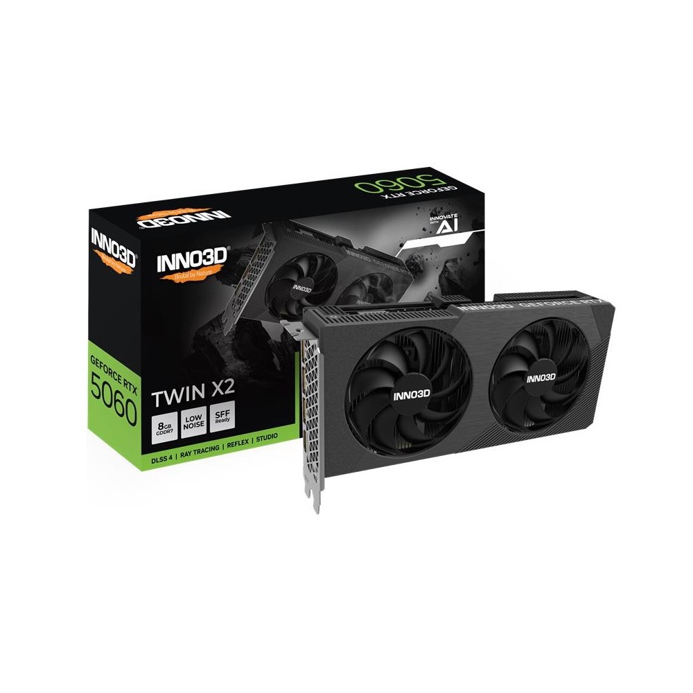 SCHEDA VIDEO GEFORCE RTX 5060 8 GB TWIN X2 GDDR7 (N50602-08D7-195071N)