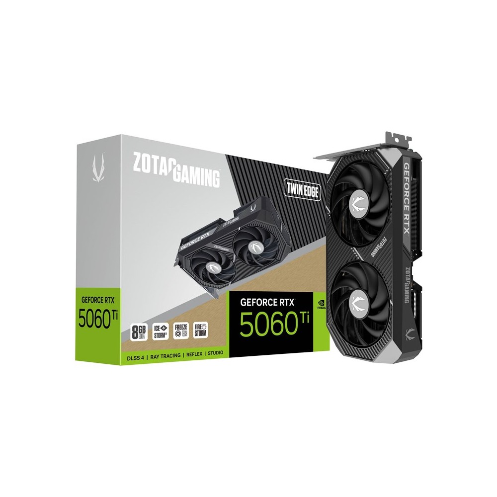 SCHEDA VIDEO GAMING GEFORCE RTX 5060 TI 8GB TWIN EDGE (ZT-B50610E-10M)