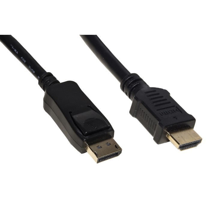 CAVO DISPLAYPORT 1.2 - HDMI 1.4 - 4Kx2K 30HZ 1,8MT (LKCDPH18)