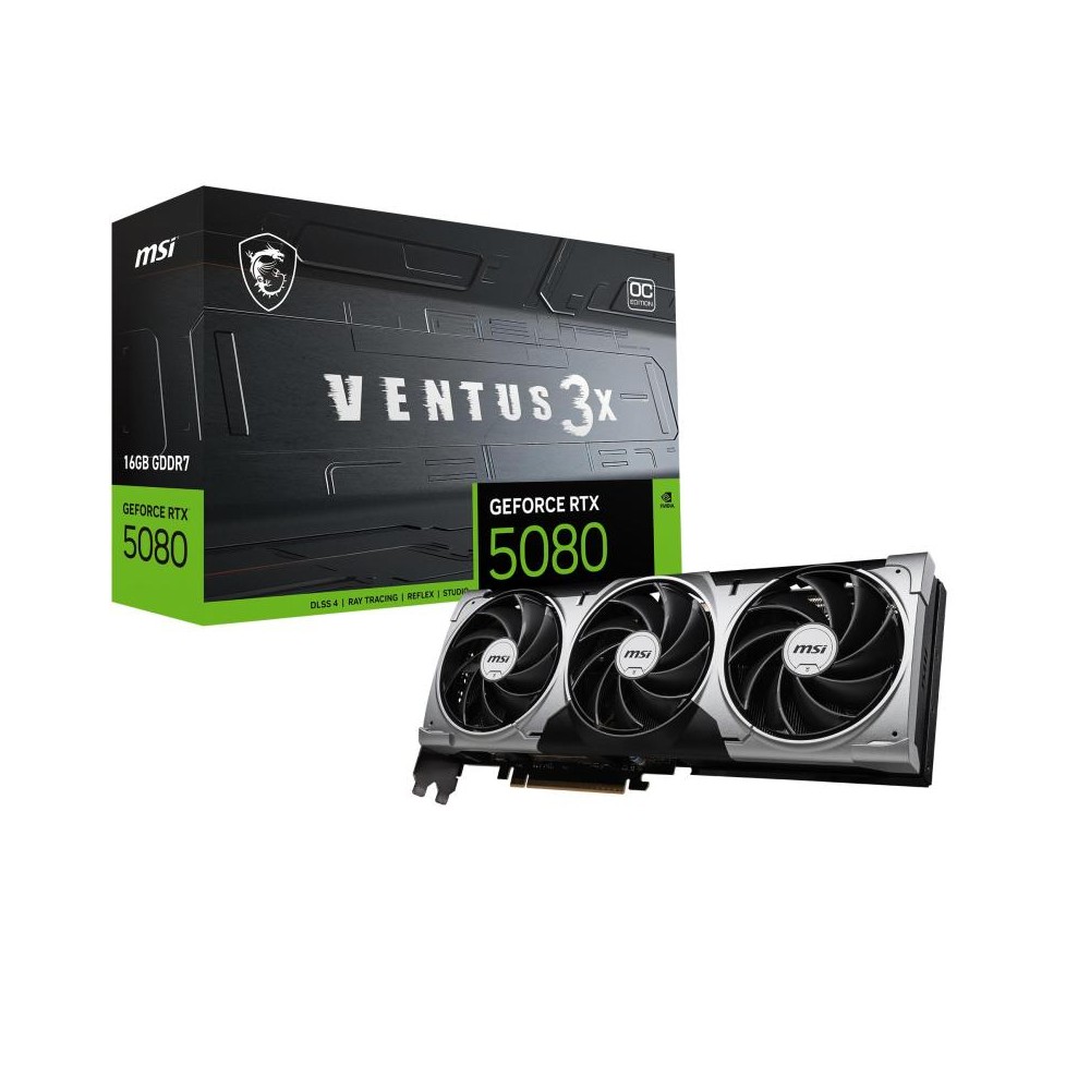 SCHEDA VIDEO GEFORCE RTX 5080 VENTUS 3X OC 16 GB DDR7