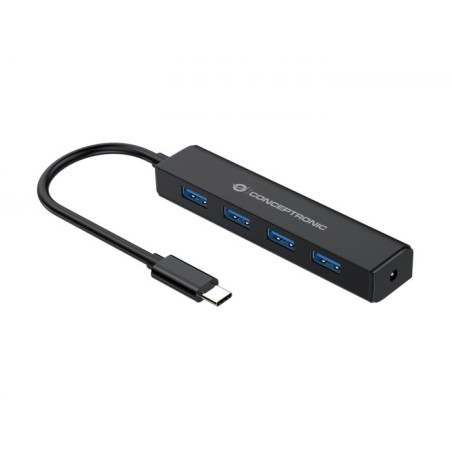 HUB USB 3.2 GEN 1 A 4 PORTE CON ALIMENTATORE (CTC4USB3)