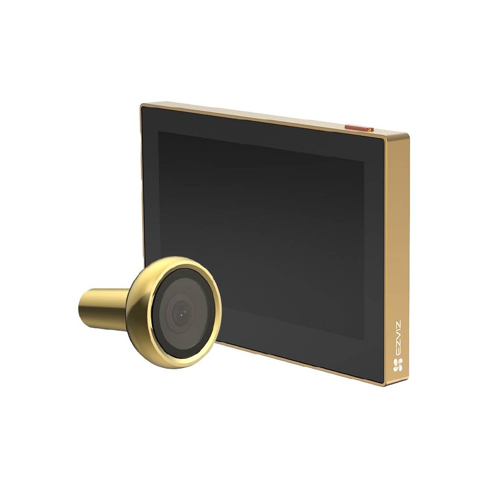 SPIONCINO SMART 2 MP - WIRELESS - DISPLAY A COLORI 4.3" - VIDEO LIVE (EZVCSHP2CH) GOLD