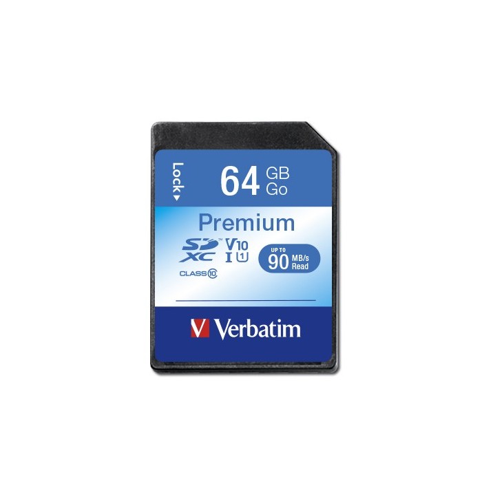 SECURE DIGITAL 64 GB PREMIUM SDXC (44244) CLASS 10