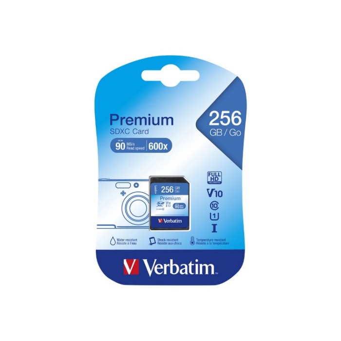 SECURE DIGITAL 256 GB PREMIUM SDXC (44026) CLASS 10
