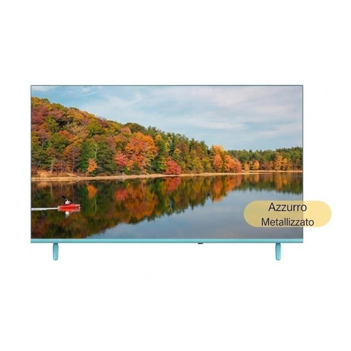 TV QLED 40" ND40S408QMBL HD SMART TV VIDAA WIFI DVB-T2 AZZURRO METALLIZZATO