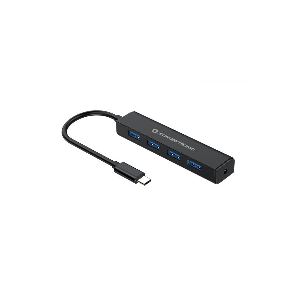 HUB USB 3.2 GEN 1 A 4 PORTE CON ALIMENTATORE (CTC4USB3)
