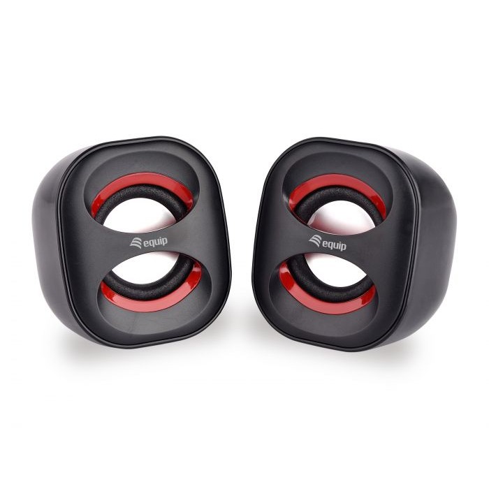 CASSE 2.0 MINI SPEAKER USB - NERO/ROSSO (245331)
