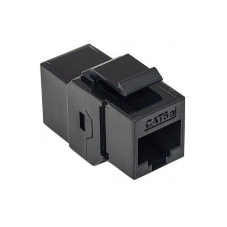 ACCOPPIATORE MODULO KEYSTONE JACK RJ45 CAT.6E NERO (NW-KU6P-BK)