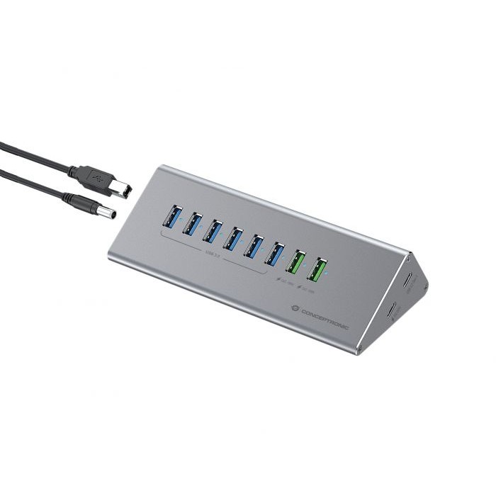 CARICATORE HUB USB 3.0 10-IN-1 60W (HUBBIES18G)