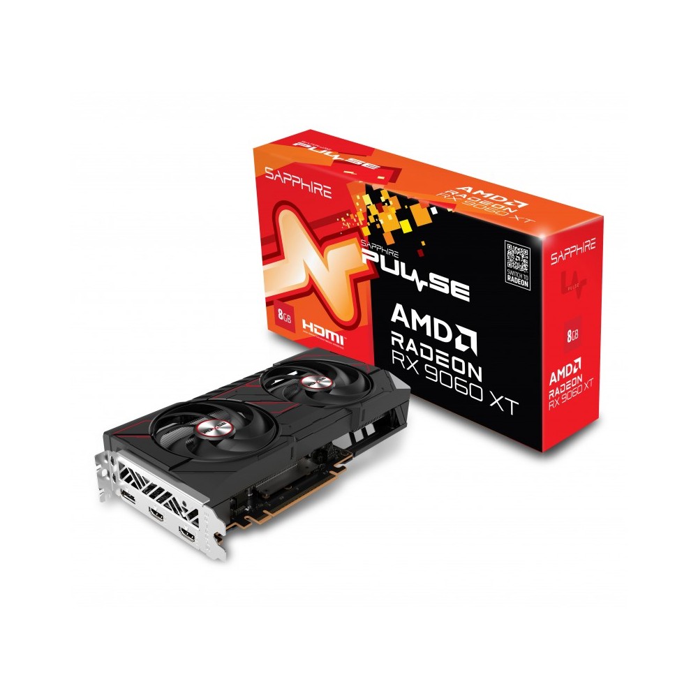 SCHEDA VIDEO RADEON RX9060 XT AMD PULSE OC DDR6 8GB (11350-04-20G)