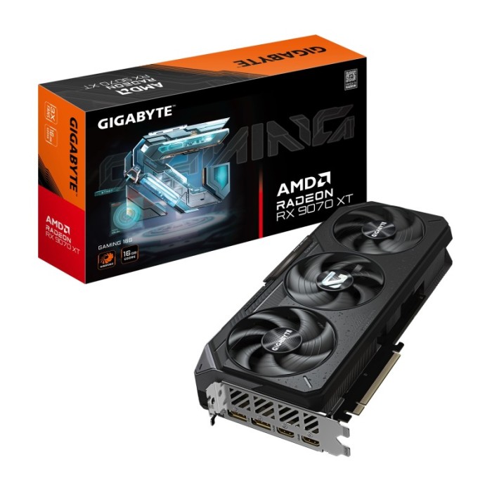 SCHEDA VIDEO RADEON RX9070 XT GAMING 16 GB (GV-R9070XTGAMING-16GD)