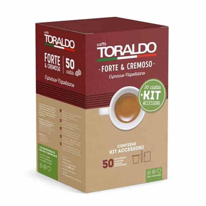 CIALDE ESE 44MM LINEA FORTE E CREMOSO 50 PZ (106026) + KIT ACCESSORI