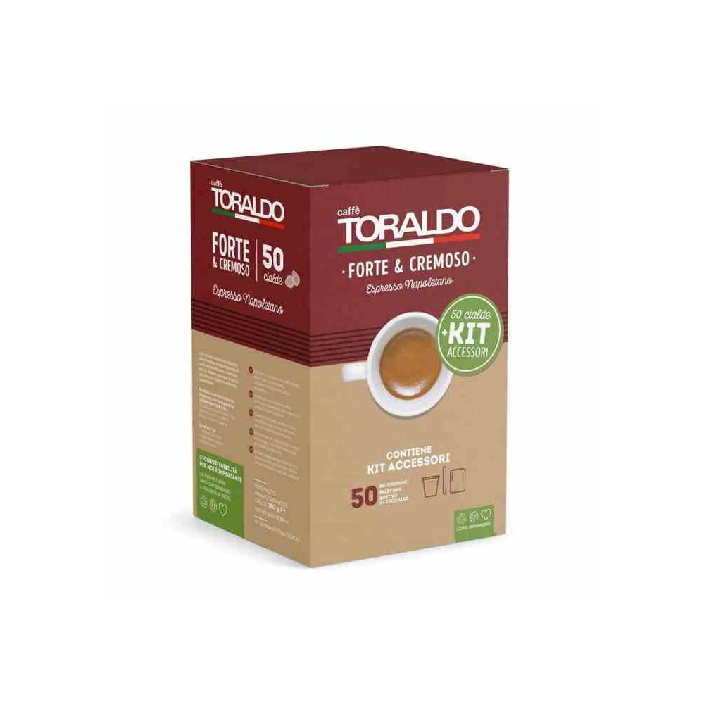 CIALDE ESE 44MM LINEA FORTE E CREMOSO 50 PZ (106026) + KIT ACCESSORI