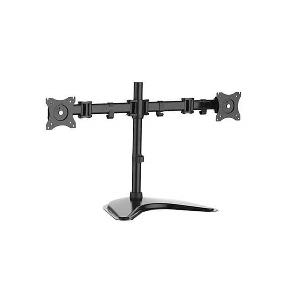 BRACCIO SUPPORTO DA TAVOLO CON BASE PER 2 MONITOR 13-27" FINO A 8 KG A 3 SNODI (LKBR08)