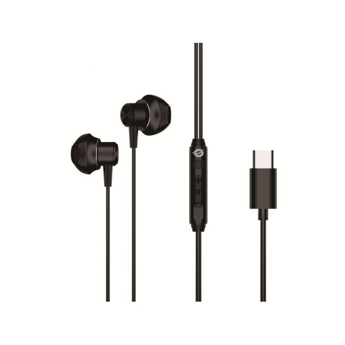 AURICOLARI BRENDAN04B IN-EAR CON CONNETTORE TIPO C - NERO
