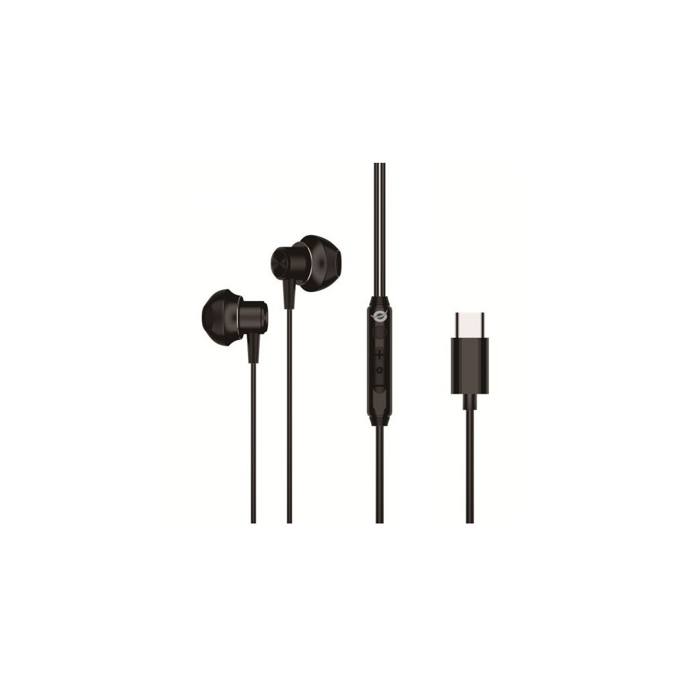 AURICOLARI BRENDAN04B IN-EAR CON CONNETTORE TIPO C - NERO