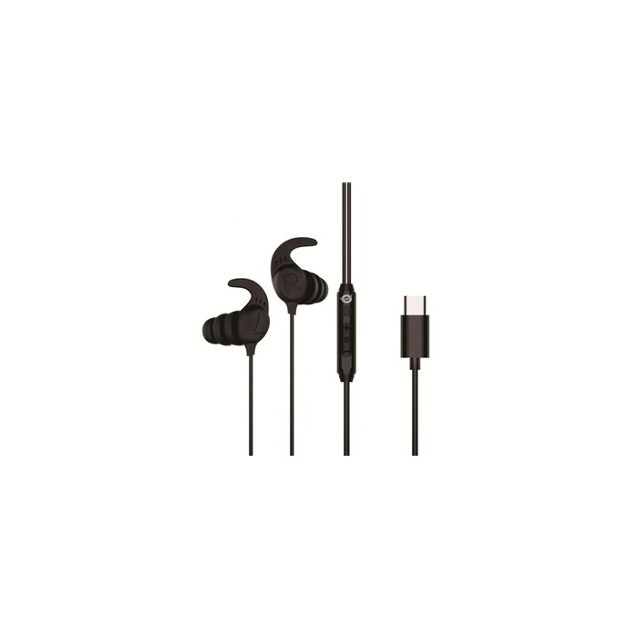 AURICOLARI BRENDAN05B IN-EAR CON CONNETTORE TIPO C - NERO