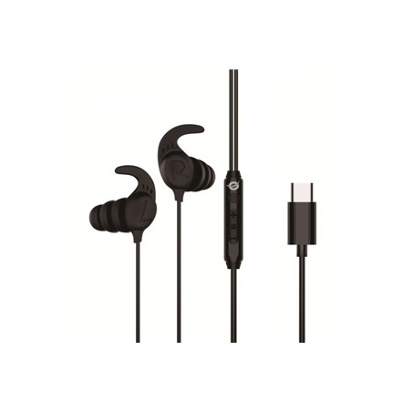 AURICOLARI BRENDAN05B IN-EAR CON CONNETTORE TIPO C - NERO