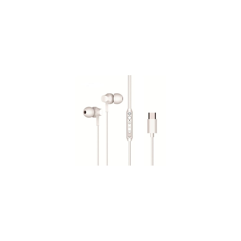 AURICOLARI BRENDAN03W IN-EAR CON CONNETTORE TIPO C - BIANCO