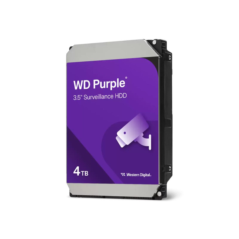 HARD DISK PURPLE 4 TB SATA 3 3.5" (WD44PURZ)