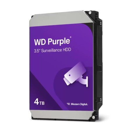 HARD DISK PURPLE 4 TB SATA 3 3.5" (WD44PURZ)
