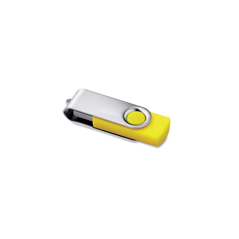 PEN DRIVE 8GB GIALLA BULK - IDEALE PER SERIGRAFIA - USB