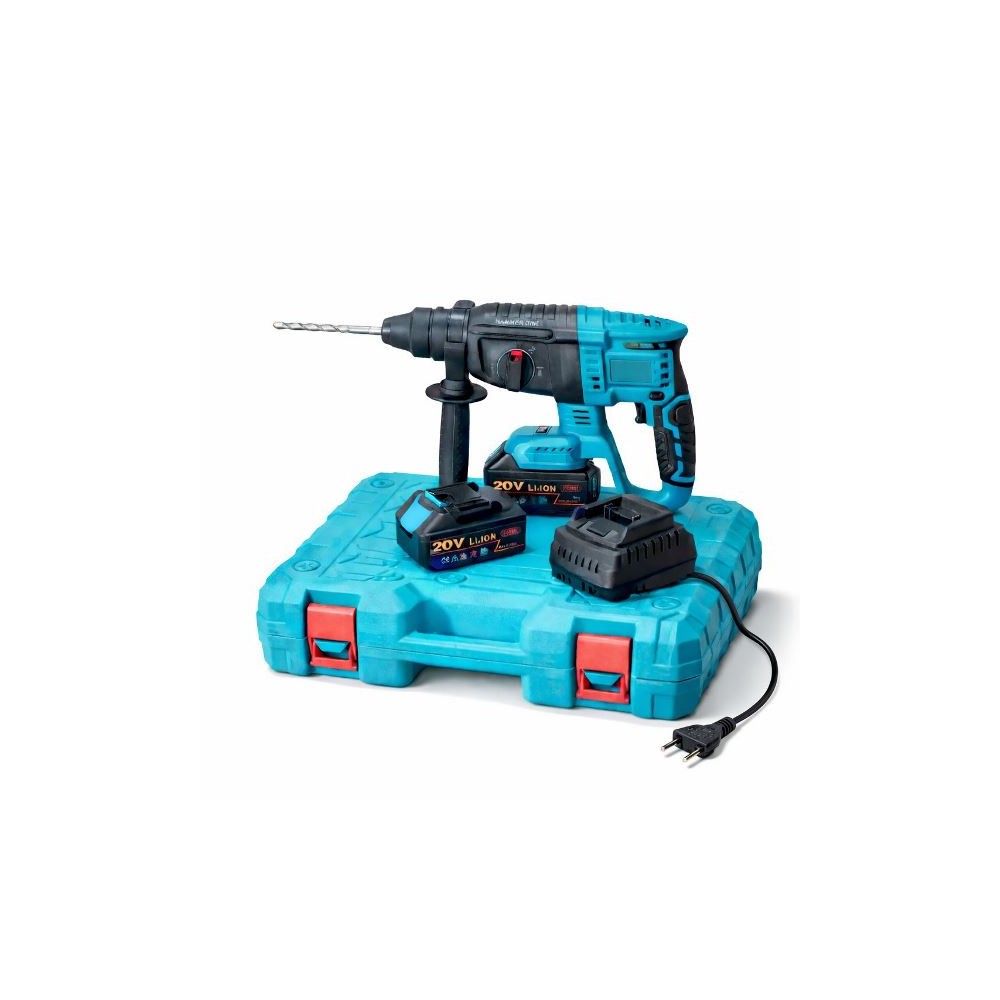 TRAPANO ELETTRICO A PERCUSSIONE CON DOPPIA BATTERIA 20V/21V (88VFMAX)