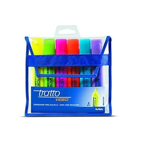 EVIDENZIATORE MULTICOLORE (6 PEZZI) (CAN-EVITRA-MULT6)