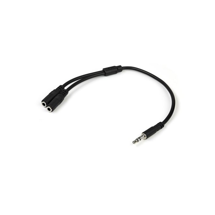 CAVO ADATTATORE JACK 3.5MM MASCHIO A 2X 3.5MM FEMMINA (MQ-8017)