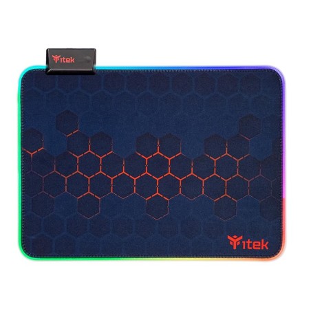 MOUSE PAD GAMING RGB E1 L - RGB 12 MODALITA' - NERO/ROSSO (ITMPE1RGBL)