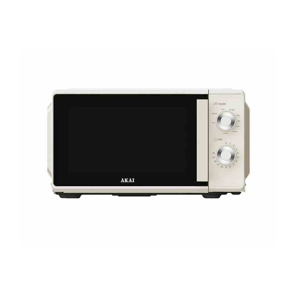 FORNO A MICROONDE CON GRILL AKMW202C CREMA - 20 LITRI 700 WATT